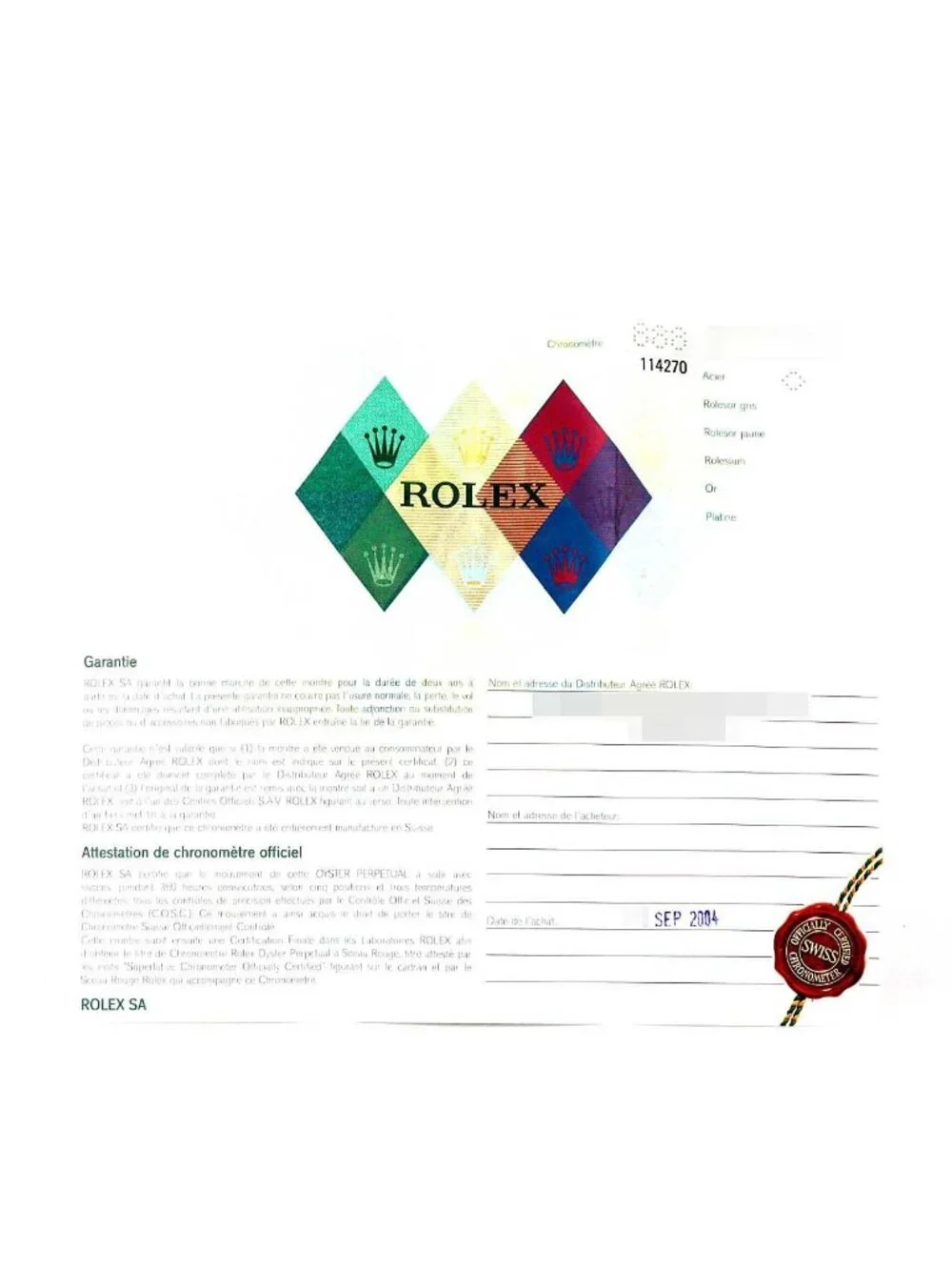 Rolex brand name